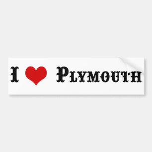 Stadt PLYMOUTH MA Autoaufkleber