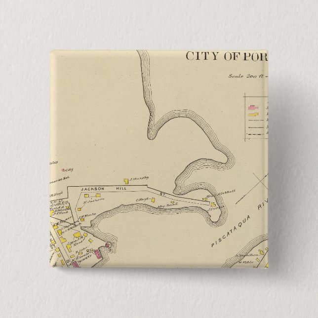 Stadt Portsmouth 2 Button (Vorderseite)
