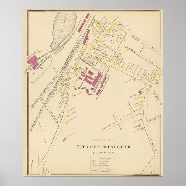 Stadt Portsmouth 4 Poster (Vorne)
