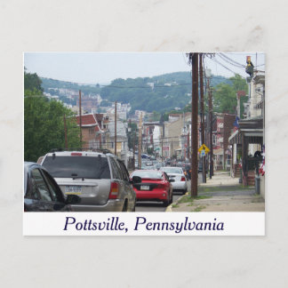 Stadt Pottsville, Pennsylvania Post Card Postkarte