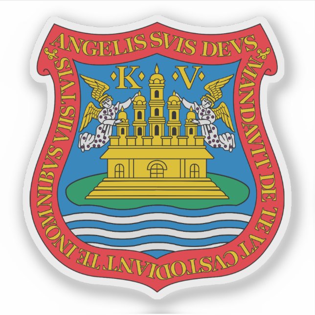 Stadt Puebla de Zaragoza, Mexiko Aufkleber (Vorderseite)