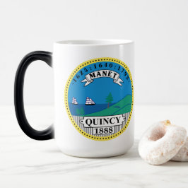 Stadt Quincy Massachusetts Verwandlungstasse