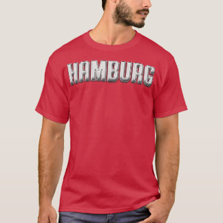 Stadt Retro Hamburger Schriftzug Stadtkind T-Shirt