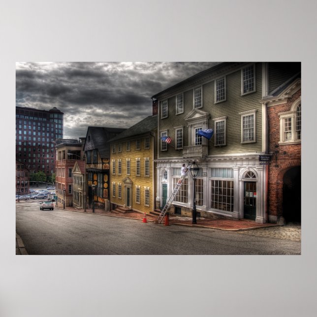 Stadt - Rhode Island - Providence 2007 - Thomas St Poster (Vorne)