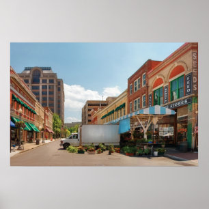 Stadt - Roanoke, VA - The City Market Poster
