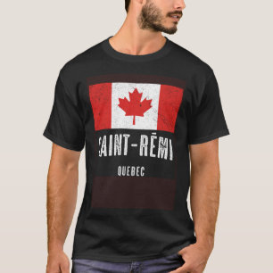 Stadt Saint Rémi  KANADA Kanadische Flagge Souveni T-Shirt
