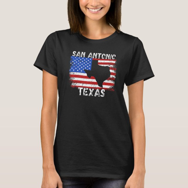 Stadt San Antonio Apparel Souvenirs 4 T-Shirt (Vorderseite)