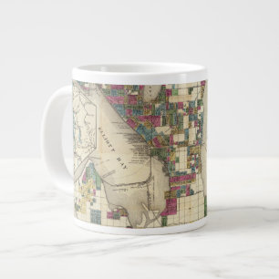 Stadt Seattle und Umgebung Jumbo-Tasse