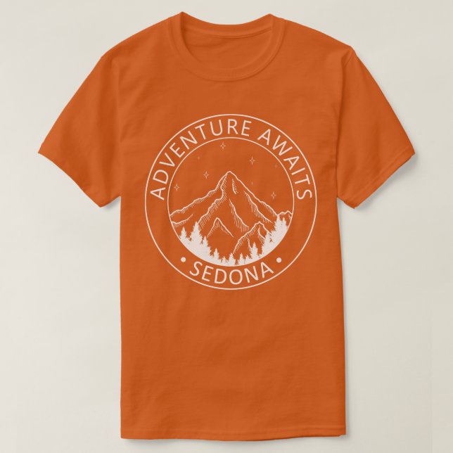 Stadt Sedona Arizona T-Shirt (Design vorne)