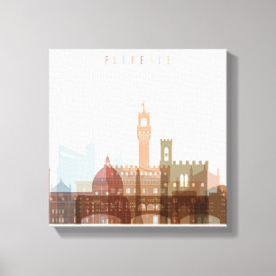 Stadt-Skyline Florenz, Italien Leinwanddruck