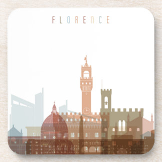 Stadt-Skyline Florenz, Italien | Untersetzer