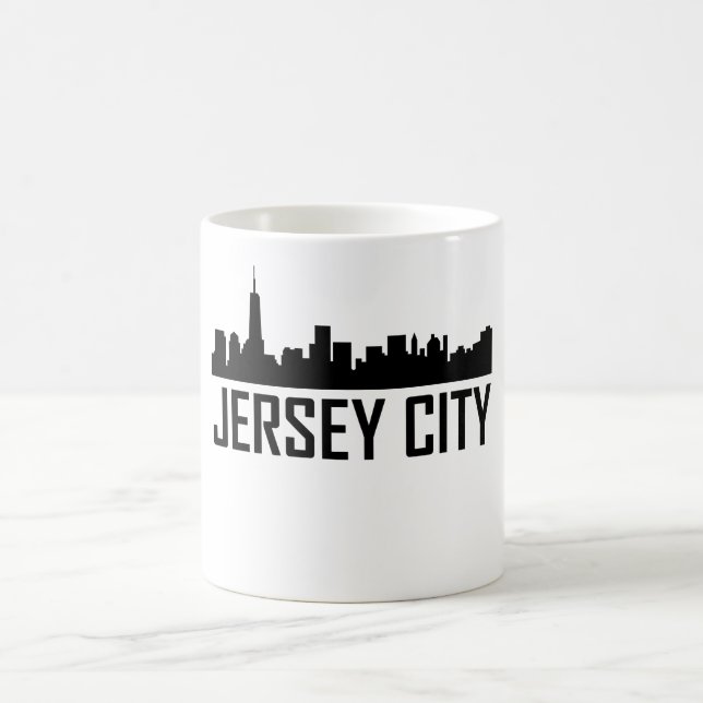 Stadt-Skyline Jersey City New-Jersey Kaffeetasse (Mittel)