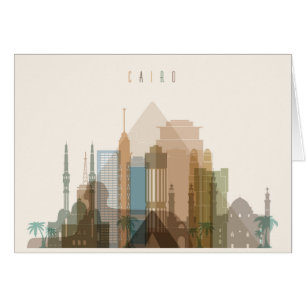 Stadt-Skyline Kairos, Ägypten  
