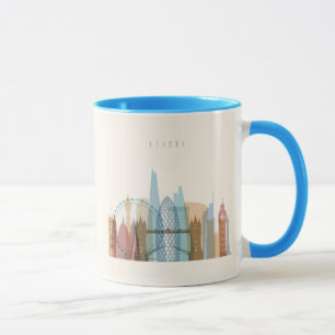 Stadt-Skyline Londons, England   Tasse