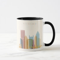 Stadt-Skyline Pittsburghs, Pennsylvania |