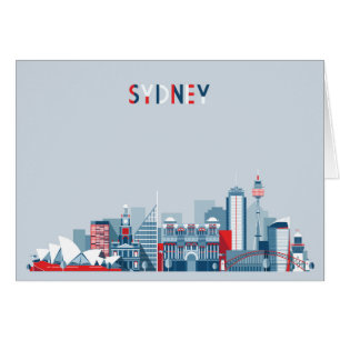 Stadt-Skyline Sydneys Australien