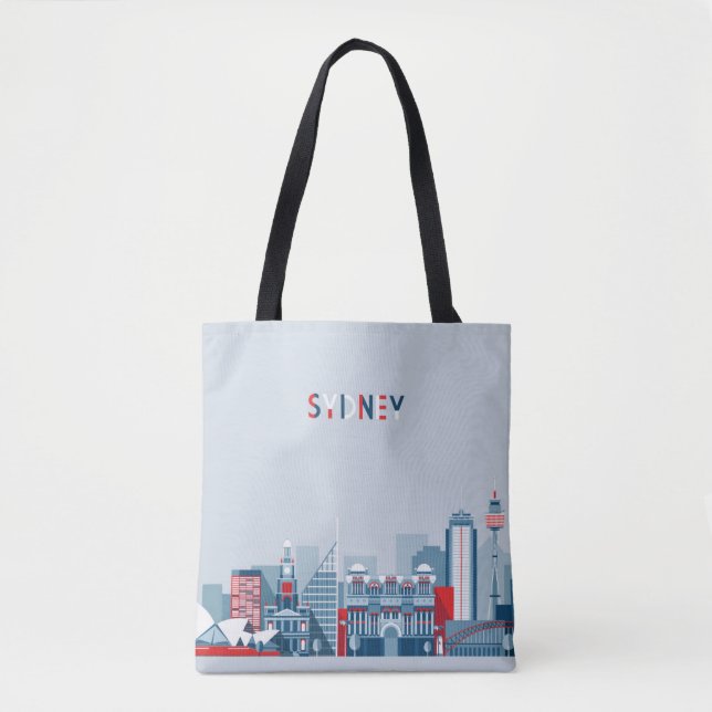 Stadt-Skyline Sydneys Australien Tasche (Vorderseite)