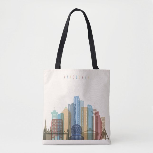 Stadt-Skyline Vancouvers, Kanada | Tasche (Vorderseite)