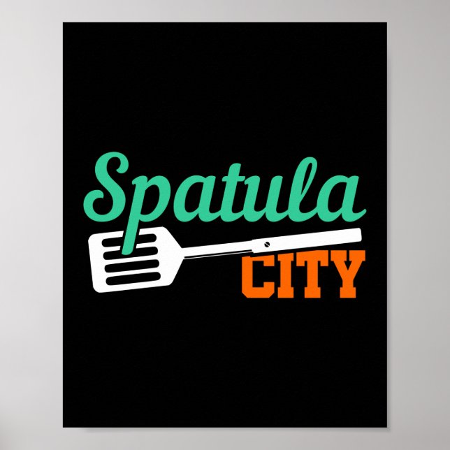 Stadt Spatula Poster (Vorne)