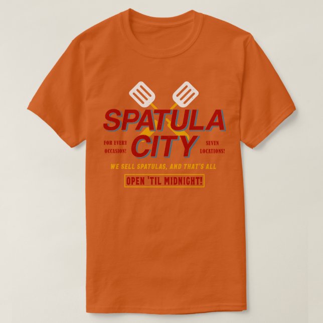 Stadt Spatula T-Shirt (Design vorne)