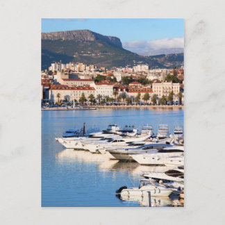 Stadt Split in Kroatien Postkarte