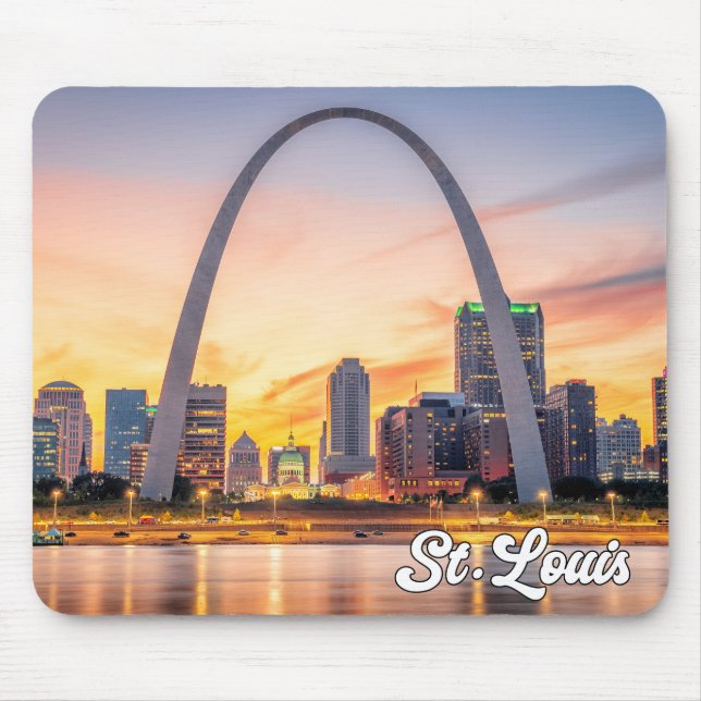 Stadt St. Louis, Missouri, Vereinigte Staaten Mousepad (Vorne)