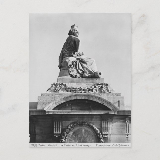 Stadt Straßburg Postkarte (Vorderseite)