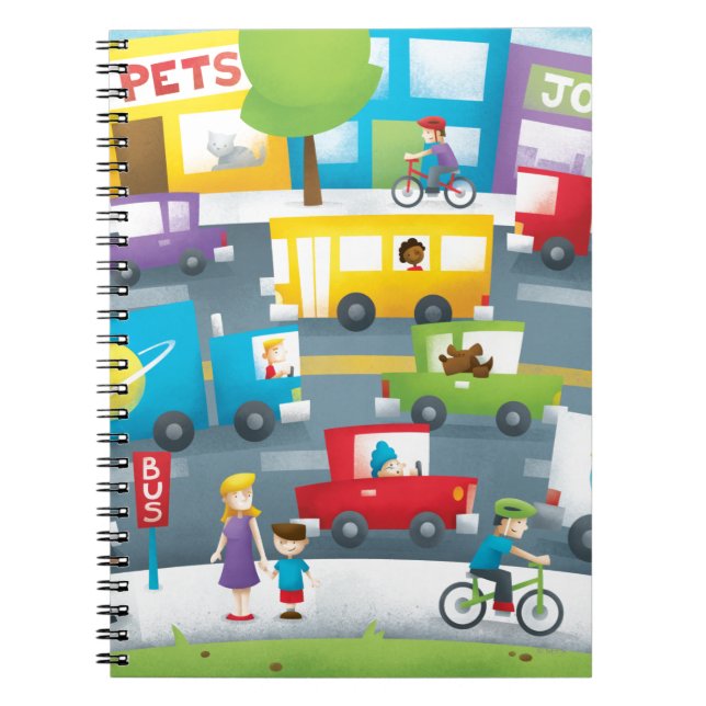 Stadt-Straße Notizblock (Vorderseite)