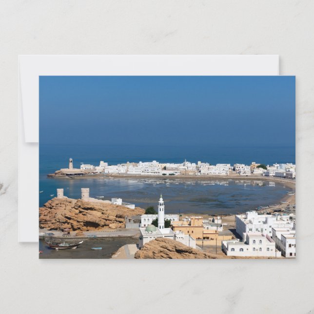 Stadt Sur in der Nähe von Muscat - Oman Einladung (Vorderseite)