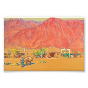 Stadt und Klippen von Maynard Dixon Fotodruck