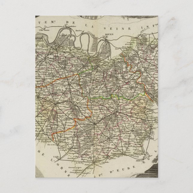 Stadt und Städte Postkarte (Vorderseite)