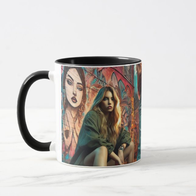 Stadt- und Straßenmode Tasse (Links)