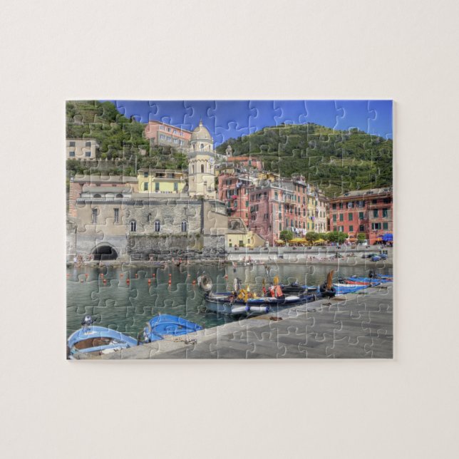 Stadt Vernazza, Cinque Terre, Ligurien (Horizontal)