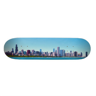 Stadt von Chicago, Illinois Skyline-Panorama Skateboard