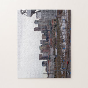 Stadt von Denver, Colorado Skyline-Puzzlespiel