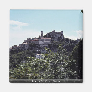 Stadt von Eze, französisches Riviera Magnet