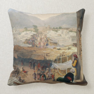 Stadt von Kandahar, von seinem Hauptbasar und von Kissen