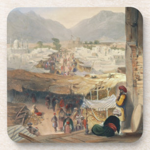 Stadt von Kandahar, von seinem Hauptbasar und von Untersetzer