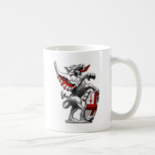 Stadt von London-Drachen Kaffeetasse