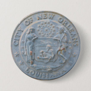 Stadt von New Orleans (runder Knopf) Button