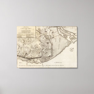 Stadt von Quebec Leinwanddruck