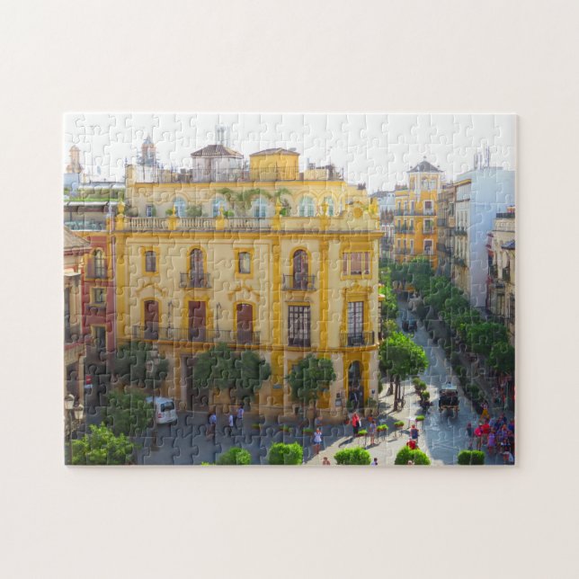 Stadt von Sevilla, Spanien - Puzzlespiel (Horizontal)
