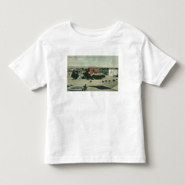 Stadt von südlichem pazifischem Shasta Weg Kleinkind T-shirt (Vorderseite)