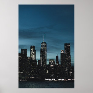 STADT WÄHREND DER NACHT POSTER