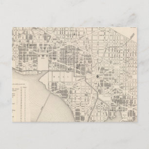 Stadt Washington 2 Postkarte