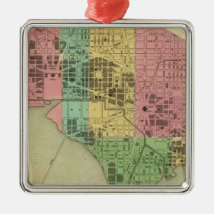 Stadt Washington 3 Ornament Aus Metall