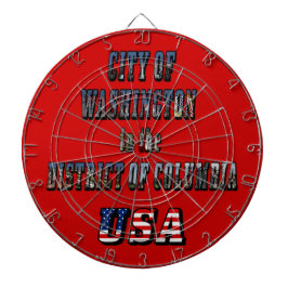 Stadt Washington im District of Columbia USA Dartscheibe