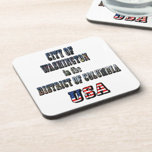 Stadt Washington im District of Columbia USA Untersetzer