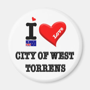 STADT WESTTORRENE - I Liebe Magnet