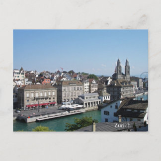 Stadt Zürich Postkarte